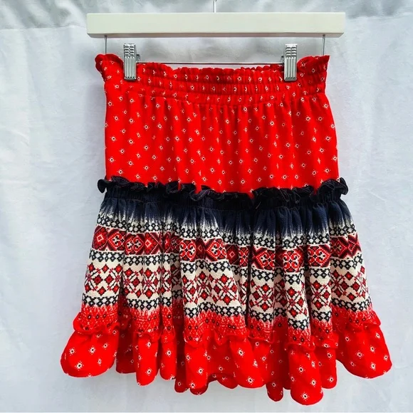 Misa Los Angeles Tania Ruffled Mini Skirt - Picture 7 of 8